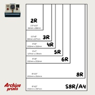 Passport, 2R, 3R, 4R, 5R, 6R, 8R, S8R/A4 PREMIUM PHOTO PRINT