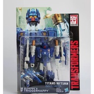 Ready Stock Hasbro Transformers IDW Titan Return Leader Warrior D-Class Trigger Movable Figure Figur