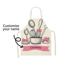 1pc Custom Name ,Mother's Day Gift,Customized Name, Women Custom Name Apron Personalized Apron Custo