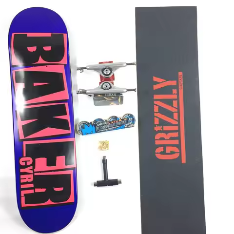 Complete Baker Of Professional Canadian Maple Skateboard Double Rocker High-Level Skaters 7.75 7.8 8