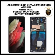 LCD SAMSUNG S21 ULTRA 5G/G998/G998B ORIGINAL OLED SUPPORT FINGER PRINT