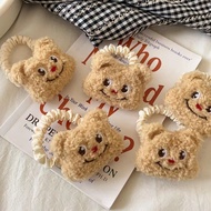 New Style Cute Hairpin Cartoon Butter Bear Hair Band Rubber Band Ponytail Hair Accessories Headdress