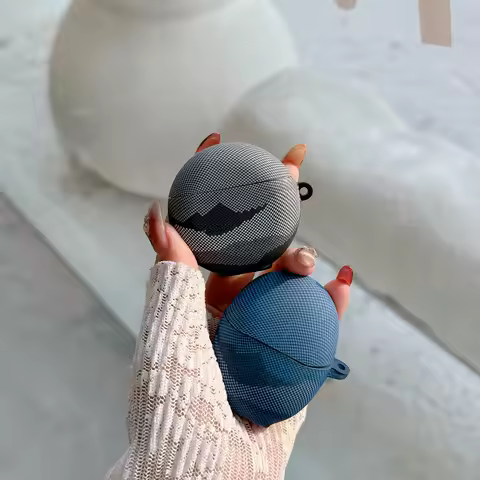 Matte for Huawei FreeClip2 Case Carbon Fibre Pattern Earphone Case Cover for Huawei FreeBuds 5i 6i 7