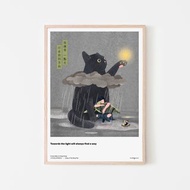missquai 給香港的情書系列A3海報 - 今天世上所有地方