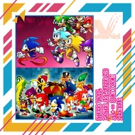 Poster Sticker sonic the hedgehog sega movie fanart art amy rose boom shadow adventure mania tails s