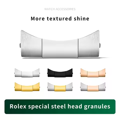 20/21/22mm Stainless Steel Solid Connector For Rolex Submariner Daytona GMT 41mm Datejust Sea-Dwelle