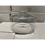 Cake Cover Glass 8-Inch Transparent