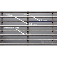 Anti Climb Fencing Hole 0.5" x 3" (3.6mm)