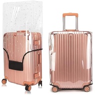 Luggage Cover Waterproof PVC Suitcase Cover Clear Luggage Cover for Suitcase Dustproof Travel Luggage Sleeve Protector for Wheeled Luggage