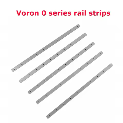 Blurolls Voron0.1 Voron0.2 3D Printer 5pcs MGN7H Rail Aluminum Alloy M2 Nut Adapter Strip Rotated 15