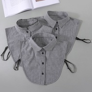 Children's Versatile Plaid Stand-Up Collar for Sweaters & Shirts