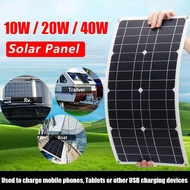 10w/20w Mew Flexible Solar Panel Dc12 - 18v Waterproof Monocrystalline Solar Panel Convenient Phones