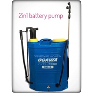Pump Racun 18L (2in1)Knapsack Battery Sprayer Pump (OGAWA)