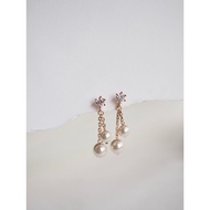 ARIEL Earrings - Shell Pearl (Rose Gold)