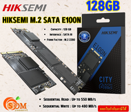 SSD HIKSEMI M.2 SATA E100N 128 CITY Sequential Read : Up to 550 MB/s Sequential Write : Up to 480 MB