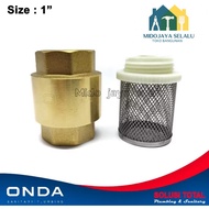 Brass valve. onda 1 inch brass valve
