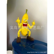 Ornaments Rude Decorative Cross-Border Middle Finger Artwork Banana Man Creative Desktop Banana Fun 
