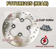 FUTURE125 Disc Plate REAR/Disc Brake BELAKANG FUTURE-125 SIAP SKREW 100% HIGH QUALITY "MOTOR ONESTORE"