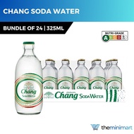 [Bundle of 24] Chang Soda Water Bottle 325ml - Thailand, Sugar-Free, Mixing with Juice, Sparkling Wa