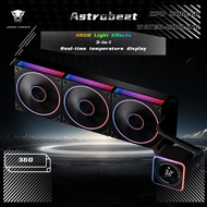 Jungle Leopard AstroBeat Digital CPU Aio Cooler 240mm 360mm 5V 3PIN ARGB Mobo Sync CPU Liquid Cooler