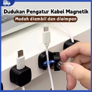 Magnetic Car Cable Clip Holder Organizer Anti-Motion Cable Clamp, Suitable for Data Cable Charger Ca