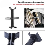 Motorcross Dirt Bike Plastic Fork Support Guard Transportation Protector Fork Saver Brace for CR80 C