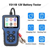 Lensent V311B Car Motorcycle Battery Tester Charger Analyzer 12V 2000CCA Voltage Battery Test Motorc