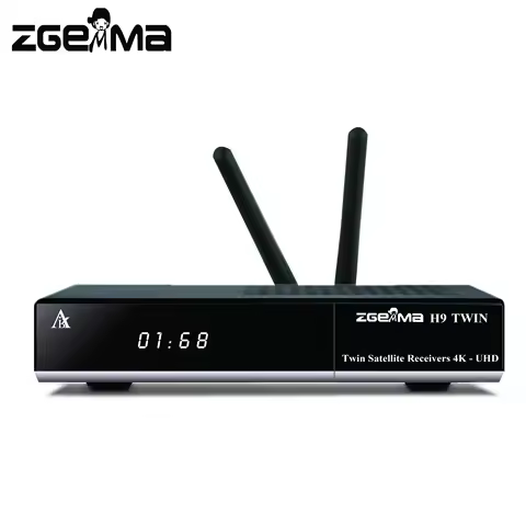 2026 Premium UHD 4K satellite tv receiver twin dvb s2x multi-stream tuner CA + twin CI plus zgemma H