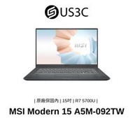 【US3C】MSI Modern 15吋 FHD AMD R7 5700U 40G 512G + 512GSSD 二手品