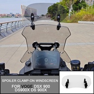 For VOGE DS900X DS900 900DS 900 DS DSX DSX900 Motorcycle Windshield Extension Adjustable Spoiler Cla