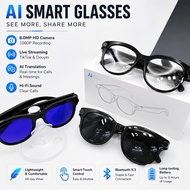 Smart AI Camera Glasses with 1080P HD Recording, 8MP,Voice Assistant, Real-Time Language Translation