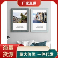 Simple Distressed Retro European Style Large Photo Frame Mounted Picture Frame Wall Hanging American