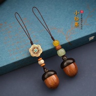 Lucky Small Pine Cone Mobile Phone Chain Pendant Handmade Acorn Decoration Small Pendant Couple Jewe