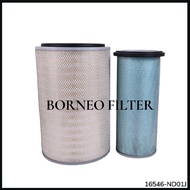 16546-ND01J CH Outer + Inner Set Air Filter (P181002 P P P P182002 + P119372 P P P P106641 ) ( AF472
