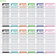 SENKNI Budget Sheets Cash Envelopes Business Use Budget Tracker Sheets Budget Wallet Bill Organizer 
