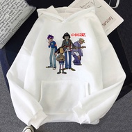 Music Gorillaz Hoodie Streetwear Hiphop Clothes Costumes Men Hoodies Sweatshirts Hat Clothing Loose