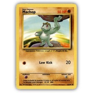 Pokemon TCG Cards - EN (Damage) Machop 52/102 | Base Set Shadowless | Non Holo | Cards