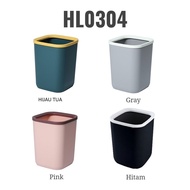 ️⃣ Hl0304 Organic Inorganic Plot Model Trash Can Trash Box With Refill Bag Holder Anti-Odor Trash Di