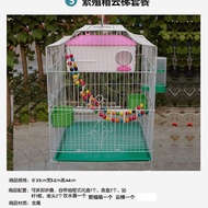 yish Large Bird Cage, Large Tiger Skin Parrot Cage, Wenniao Metal Cage, Octopus Bird Cage, Acacia Bird Cage, Breeding Cage Cages &amp; Crates