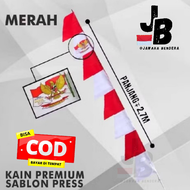 BENDERA UMBUL UMBUL GARUDA MERAH PUTIH ISI 20pcs  ( 1KODI )