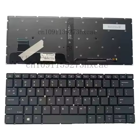 Keyboard for HP EliteBook X360 830 G6 G5 Zhan X13 G2 Laptop, US UK SP Layout, Replacement with Backl
