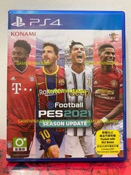 《今日快閃價》（中古二手）PS4遊戲PES2021 實況足球2021 PES 2021 Pro Evolution Soccer 2021 / eFootball PES 2021 Season Update 港版中英文版 絕版遊戲 稀有品