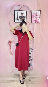 Đầm Polo Dáng Dài Bigsize Phom Siêu Hách Dáng 60Kg Đến 95Kg