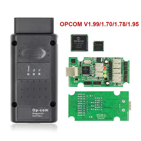 Car Diagnostic Tools For OPCOM V2014 Opel Flash Firmware Update OP-COM 1.99/1.78/1.70 With PIC18F458