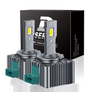 2Pcs D3S Car LED Headlight HID Bulbs 12000LM D1S D2S D4S D5S D8S Canbus 35W Matching Ballast D2R D4R