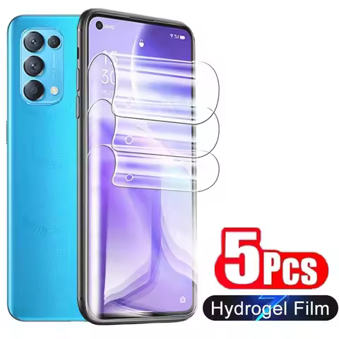 5Pcs Hydrogel Film Screen Protector For OPPO Reno 6 5G 5 Lite 2 A Z 2Z 4 SE 6Z 5Z 5K 5F 5A 4F Pro Fu
