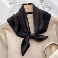 cod 70Cm 100% Mulberry Silk Scarf Women Square Scarves Bandana Wrap Kerchief Mulberry Spring Fashion