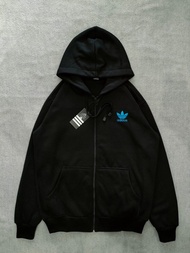 hoodie zipper champion adinda centong katun fleece tebal sablon premium m l xl xxl