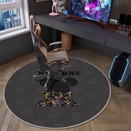 Gaming Chair Mat Round Office Chair Carpet Non-Slip Computer Chair Mat Floor Protector for Home Offi