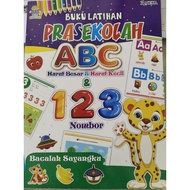BUKU LATIHAN JOM MENGENAL ABC HURUF BESAR & KECIL (SALIN & WARNA) MY FIRST ABC CAPITAL LET’S LEARN 1